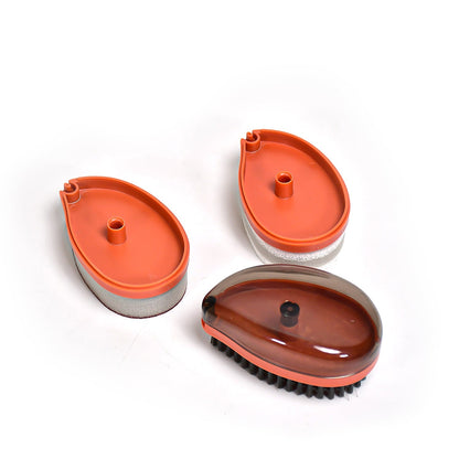 Plastic Wet and Dry Brush for home (Multicolor, 3 Units)