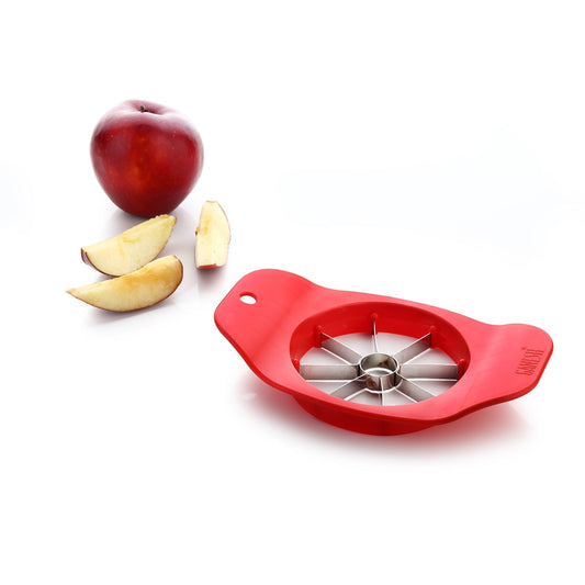 8124 Ganesh Plastic & Stainless Steel Apple cutter (colors may vary)
