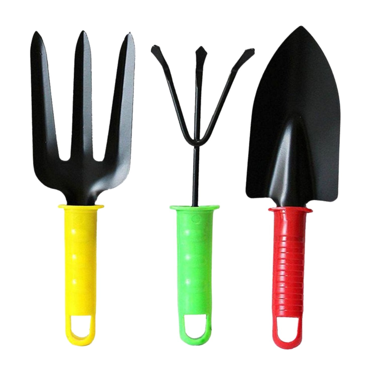 1768 Colorfull Garden Tool Set Set of 3Pc