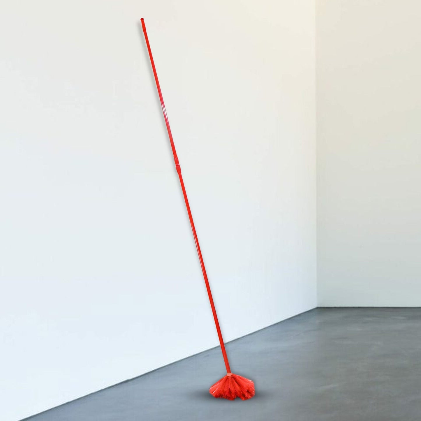 Cobweb Brush With Metal Strong Long Extendable Handle for Dusting, Ceiling Cobweb Cleaning, Brush for Lights, Fans & Webs Cleaning for Home / Kitchen (90 Inch / MOQ :- 6 Pc)