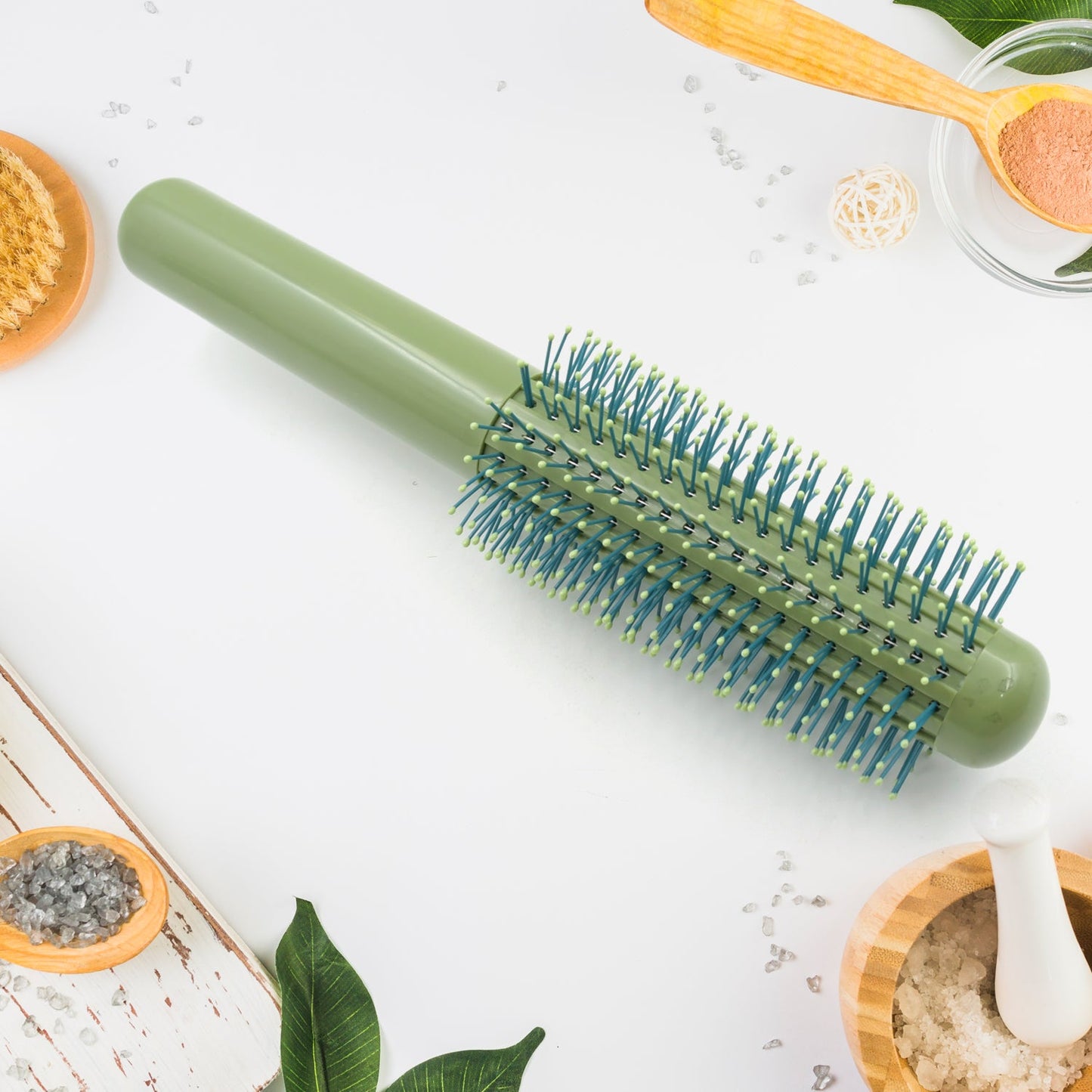 Massage Comb, Air Cushion Massage Hair Brush Ergonomic Matt Disappointment for Straight Curly Hair Cushion Curly Hair Comb for All Hair Types, Home Salon DIY Hairdressing Tool (1 Pc)