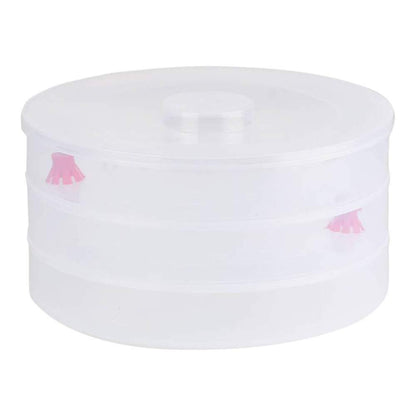 093 Plastic 3 Compartment Sprout Maker, White Party Hat