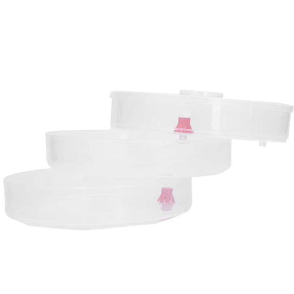 093 Plastic 3 Compartment Sprout Maker, White Party Hat