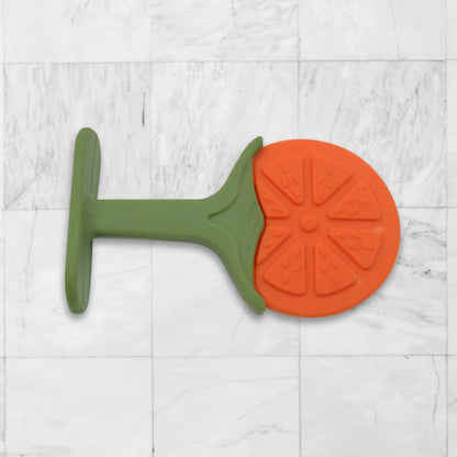 Silicone Fruit Shape Teether Toy Food Grade Silicon Teether Use For Baby / Toddlers / Infants / Children