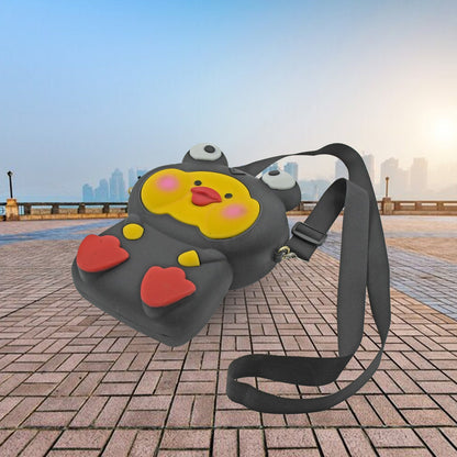 Cute Cartoon Girls' Backpack, Shoulder Bag / Purse, Portable, Mini Silicone Handbag Girls, Children's Bag/Purse for Girls Women, Gift Girls Bag Accessories (1 Pc Mix Color )