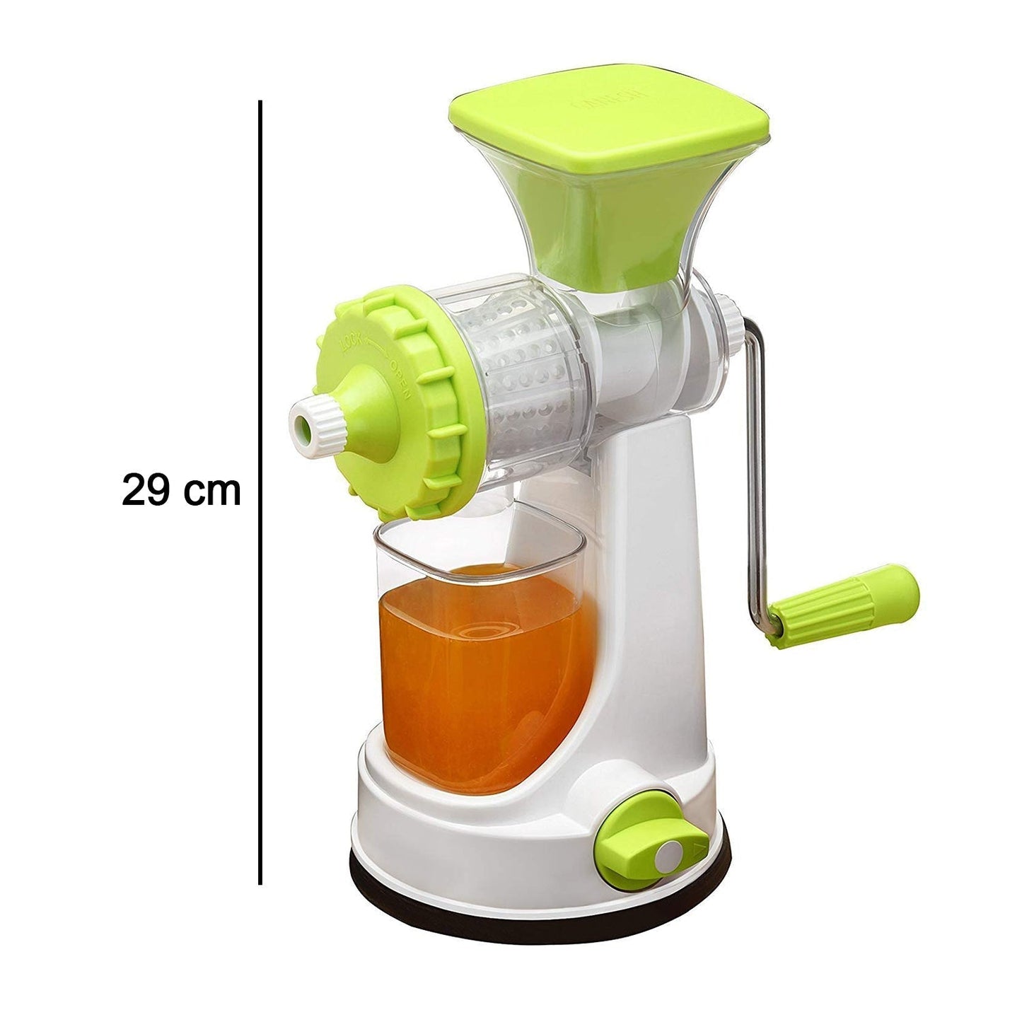 8103 Ganesh Kitchenware Plastic Hand Juicer New Smart Fruit & Vegetable Multipurpose Juicer (Color:Random Green,Blue,Red,Orange) ( Colors May Vary ) (Multicolor Pack of 1)