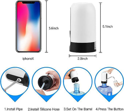 Automatic Wireless Water Bottle Can Dispenser Pump