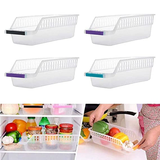 Space Saver Organizer Storage Rack Tray Box (Pack of 4)