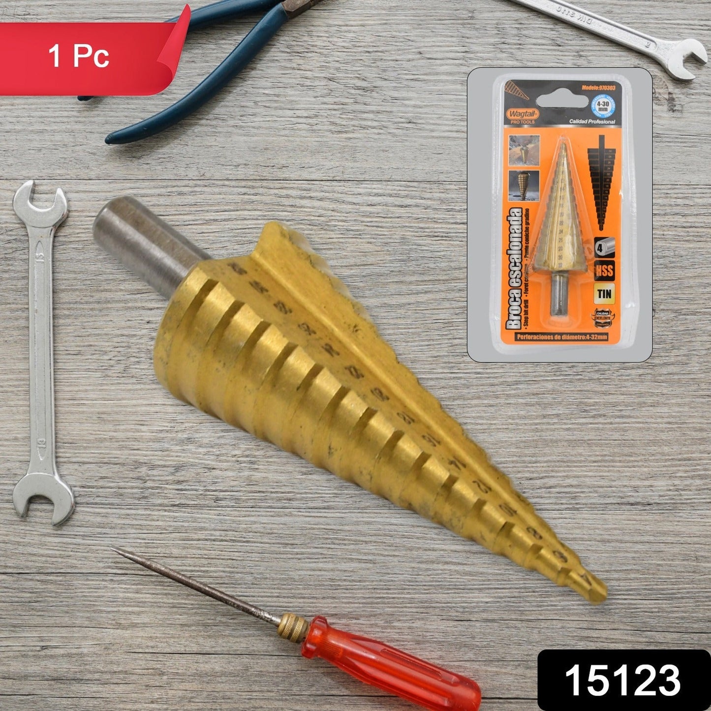 4-32 MM Step Drill Bit