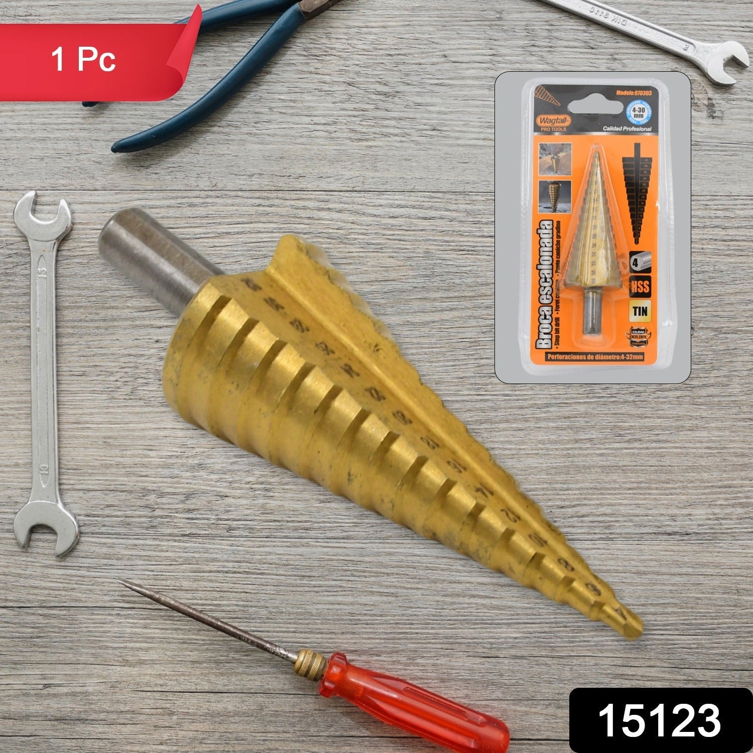 4-32 MM Step Drill Bit