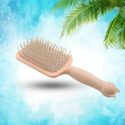 Massage Comb, Massage Hair Brush Ergonomic Matt Disappointment for Straight Curly Hair Cushion Curly Hair Comb For Detangling Professional Comb For Men And Women for All Hair Types, Home Salon DIY Hairdressing Tool (1 Pc / 24 Cm)