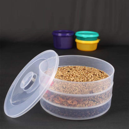 093 Plastic 3 Compartment Sprout Maker, White Party Hat