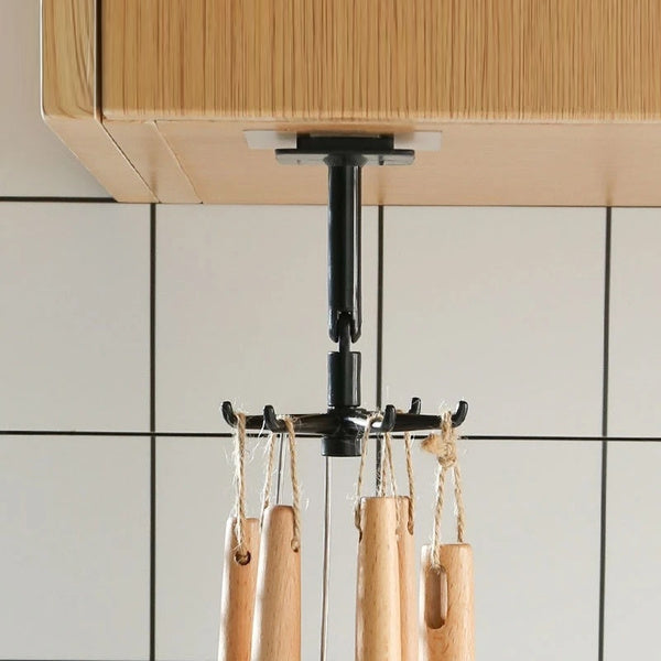 4650 360Â° rotatable hooks for hanging (Pack of 2) (Brown Box)