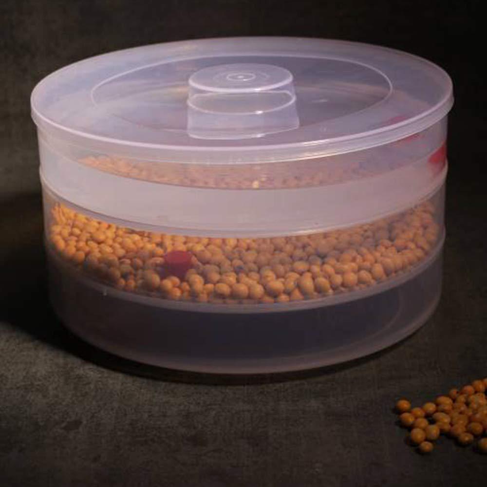 093 Plastic 3 Compartment Sprout Maker, White Party Hat