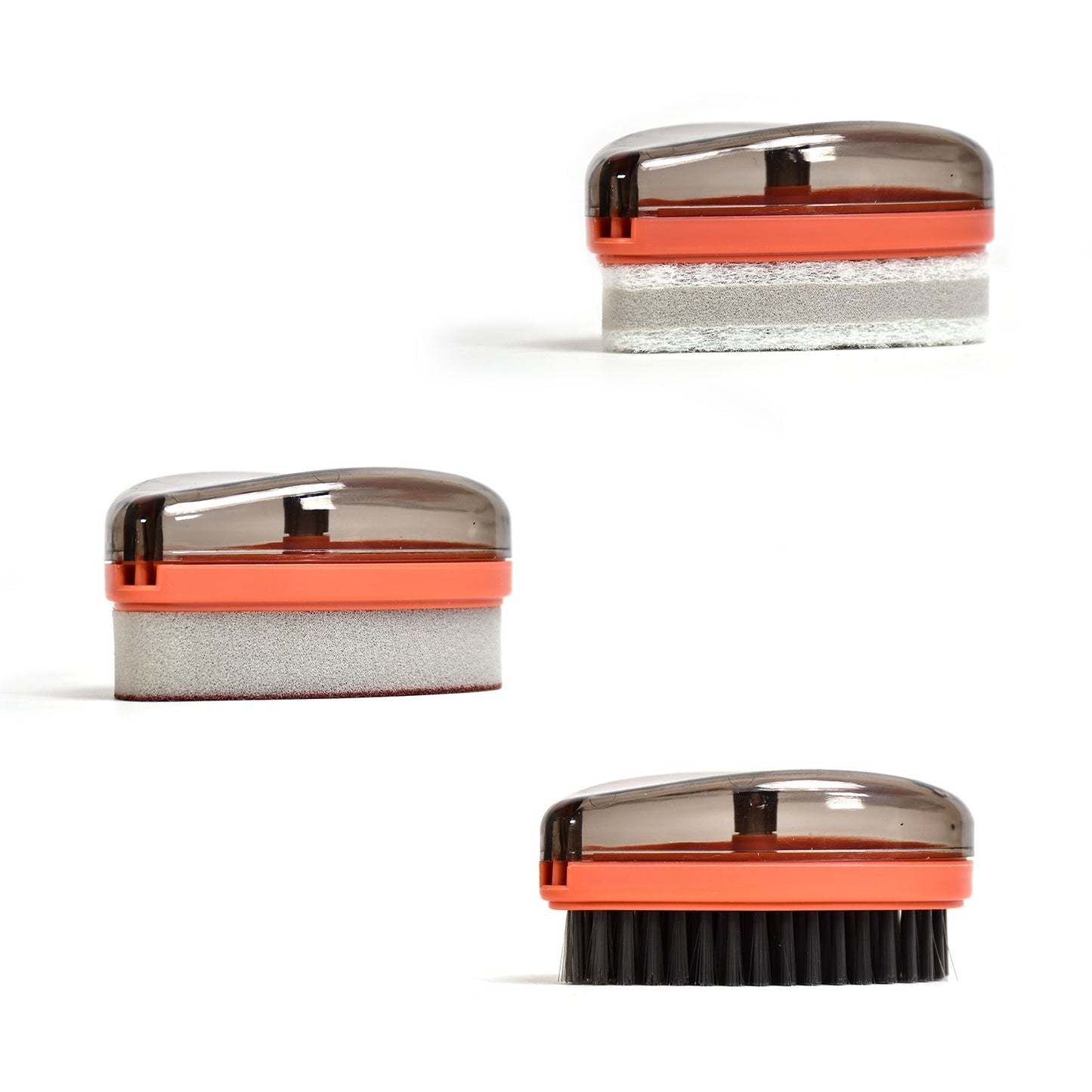 Plastic Wet and Dry Brush for home (Multicolor, 3 Units)