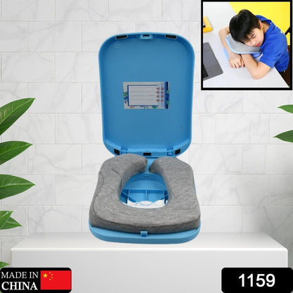 Soft Nap Doughnut Pillow | Foldable Kids Head Desk Pillow | Slow Rebound Desk Nap Pillow Easy to Carry for Office, School, Library, Outdoor