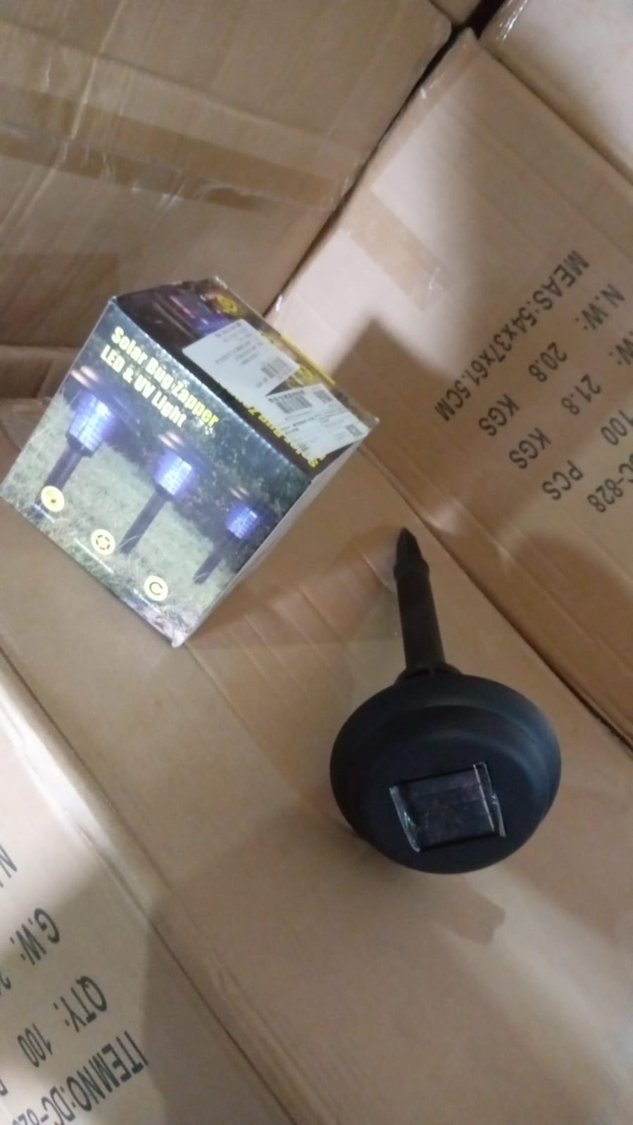 Garden Lighting UV LED Solar Powered LED Mosquito Trap / Bug Zapper (1 Pc)