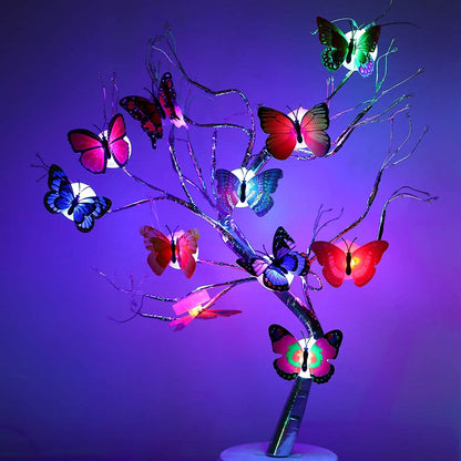 The Butterfly 3D Night Lamp Comes with 3D Illusion Design Suitable for Drawing Room, Lobby.n (Loose)