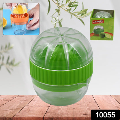 Manual Drink Orange Lemon Citrus Lime Fruit Juice Juicer Squeezer, BPA Free, Press & Pourer With Lid Plastic Manual (1 Pc)