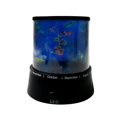 LED Projector Night Light Amazing Lamp, 3 Battery operated lamps, Rotation With the music Function, Master for Kids Bedroom Home Decoration Night Romantic Gift (Battery Not Included / 1 pc)