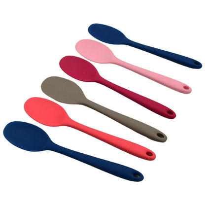 Multipurpose Silicone Spoon, Silicone Basting Spoon Non-Stick Kitchen Utensils Household Gadgets Heat-Resistant Non Stick Spoons Kitchen Cookware Items For Cooking and Baking (6 Pcs Set)