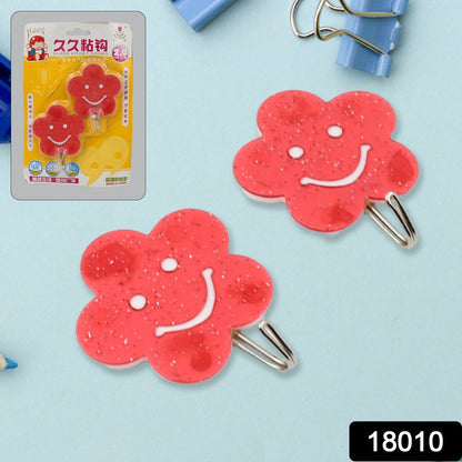 Multipurpose Strong Hook Self-Adhesive hooks for wall Heavy Duty Hook, Sticky Hook Household For Home, Decorative Hooks, Bathroom & All Type Wall Use Hook, Suitable for Bathroom, Kitchen, Office