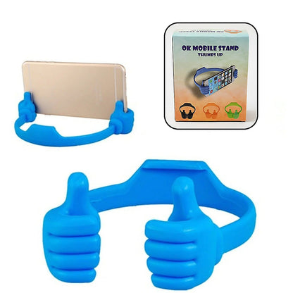 Hand Shape Mobile Stand used in all kinds of places including household and offices as a mobile supporting stand (1 Pc / With Color Box)