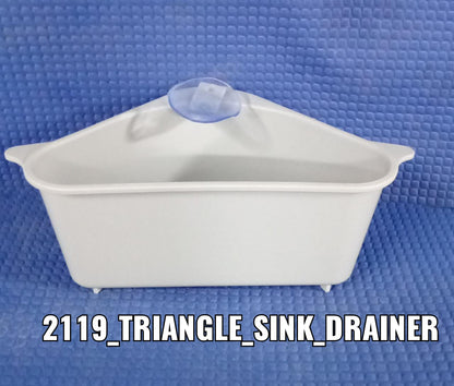 2119 Triangular Multi Functional Drainer Shelf Sink Storage Holder