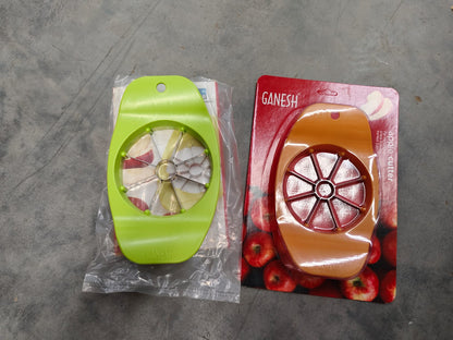 Ganesh Plastic & Stainless Steel Apple cutter (colors may vary)