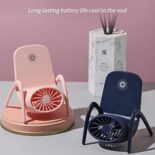 Portable Mobile Phone Holder Fan Personal Fan Multi- Function Fan Handheld Charging Fan (Battery Not Include)