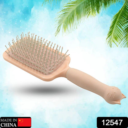 Massage Comb, Massage Hair Brush Ergonomic Matt Disappointment for Straight Curly Hair Cushion Curly Hair Comb For Detangling Professional Comb For Men And Women for All Hair Types, Home Salon DIY Hairdressing Tool (1 Pc / 24 Cm)