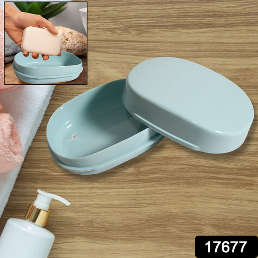 Soap Container, Soap Box Household Kitchen and Bathroom Can Use PP Material Drain Box, Soap Dish, for Bathroom Shower Home Outdoor Camping (1 Pc)