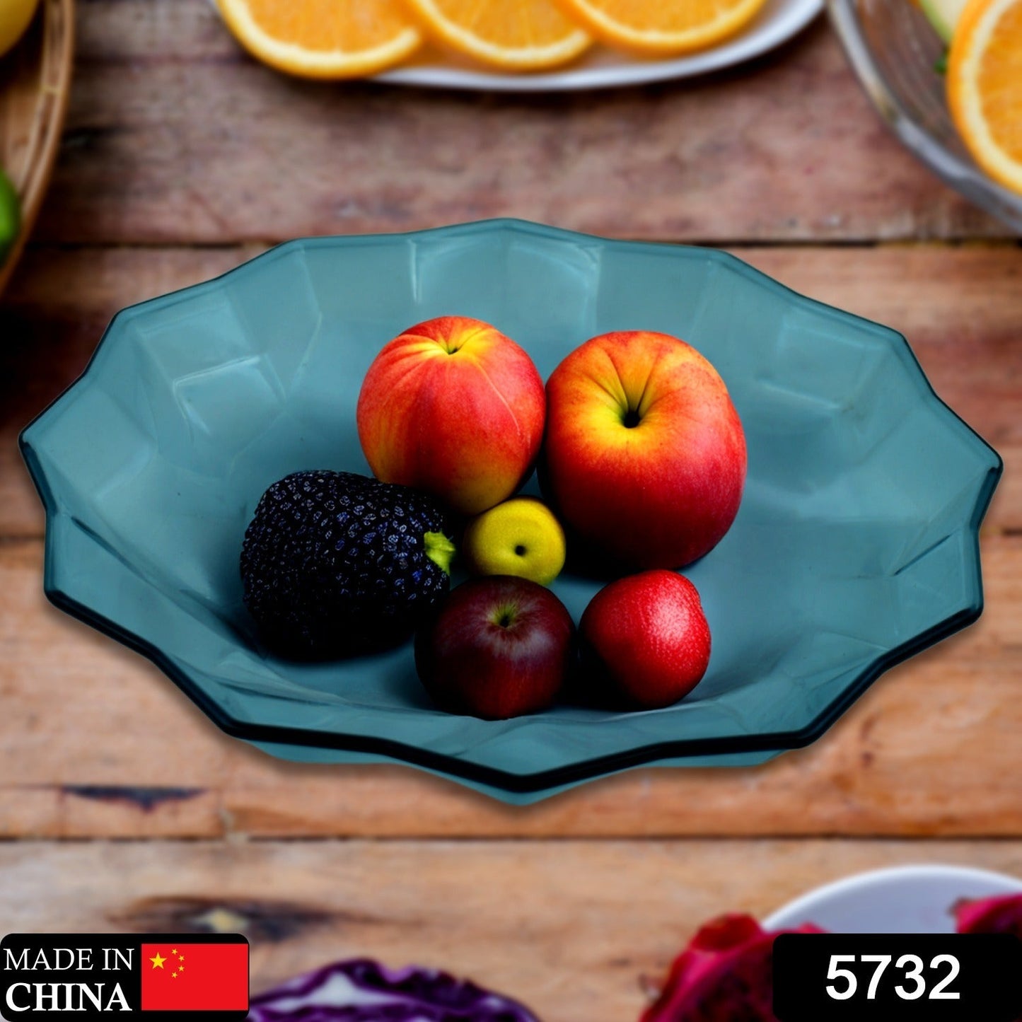 Flower Shape Plastic Dinner / Fruit Plate / Tray / Snacks / Breakfast Plate friendly Plastic Plate for Kids Party Supplies Birthday Holiday Party Dinnerware Supplies (1 Pc)