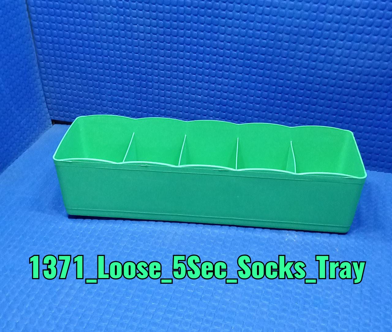 1371 Dividers Tray Organizer Clear Plastic Bead Storage Tray (Multicolour)