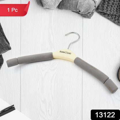 Solid Sponge Hanger Non-Slip Hanger Home No Trace Clothes Hanging Pants Clip Clothing Store Hangers, Clothes Hanger for Closet Wedding Dress Women, Men, Children Clothing