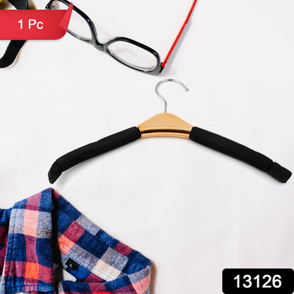Solid Sponge Hanger Non-Slip Hanger Home No Trace Clothes Hanging Pants Clip Clothing Store Hangers, Clothes Hanger for Closet Wedding Dress Women, Men, Children Clothing (1 Pc)