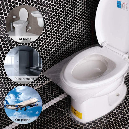 Biodegradable Disposable Toilet Seat Covers (Pack of 50)